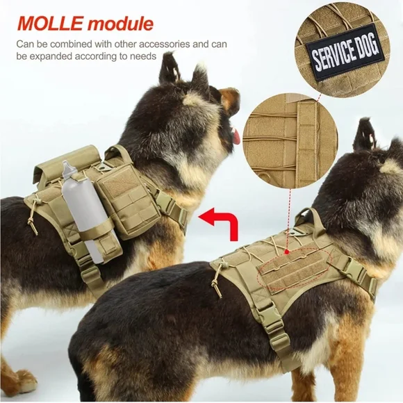 Havenfly Tactical Dog Harness with Extra Patches - Picture 3 of 10